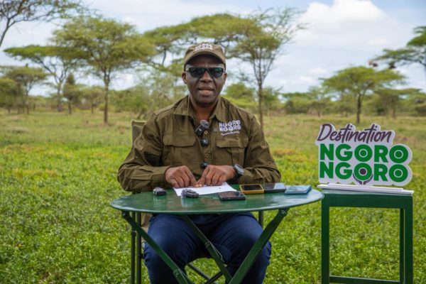 Launch of the Destination Ngorongoro brand in Ndutu, showcasing wildlife landscapes and tourism stakeholders at the Ngorongoro Conservation Area.