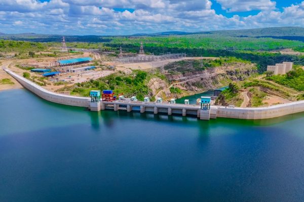 JNHPP Steering Committee members inspecting power generation facilities at the Julius Nyerere Hydropower Dam during an official visit on February 26, 2026.