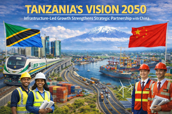 Dar es Salaam’s expanding logistics and transport infrastructure reflects Tanzania’s Vision 2050 development agenda and growing China partnership.