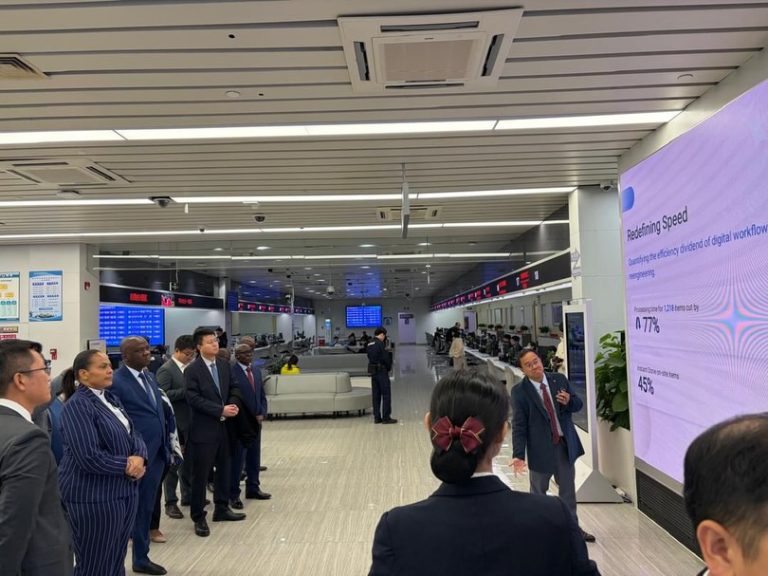 Hon. Angellah Jasmine Mbelwa Kairuki, Tanzania’s Minister for Communications and Information Technology, during an official working visit to China to strengthen digital economy and smart city cooperation.