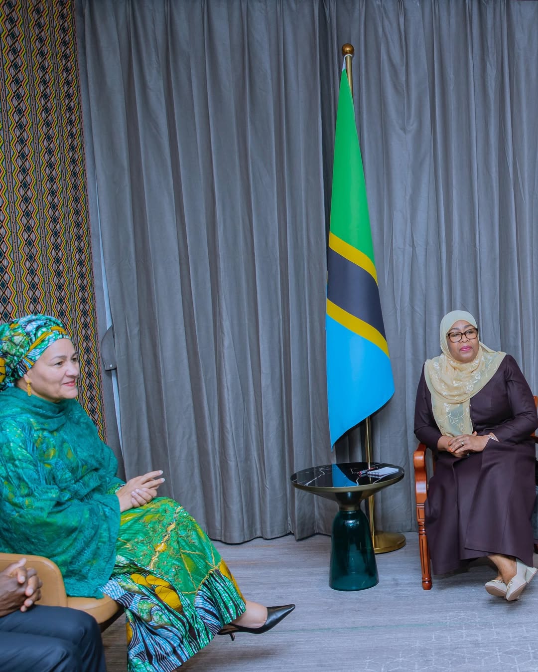 President Samia Suluhu Hassan meeting with UN Deputy Secretary-General Amina J. Mohammed during her working visit in Addis Ababa, Ethiopia, 15 February 2026.