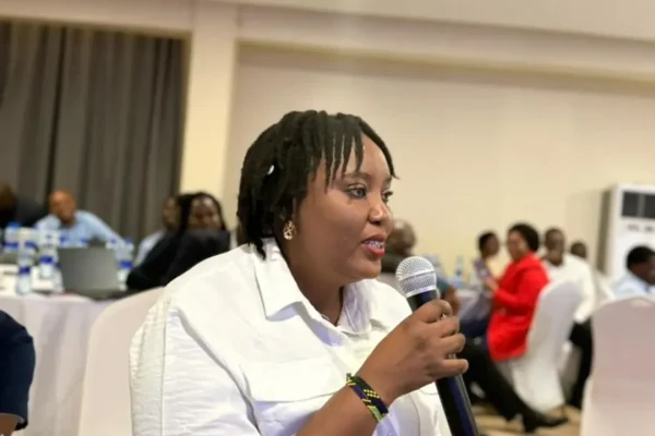 Stakeholders from government, civil society, academia, and the private sector attending a technical workshop in Dodoma reviewing Tanzania’s National Climate Change Response Strategy (NCCRS) 2021–2026.