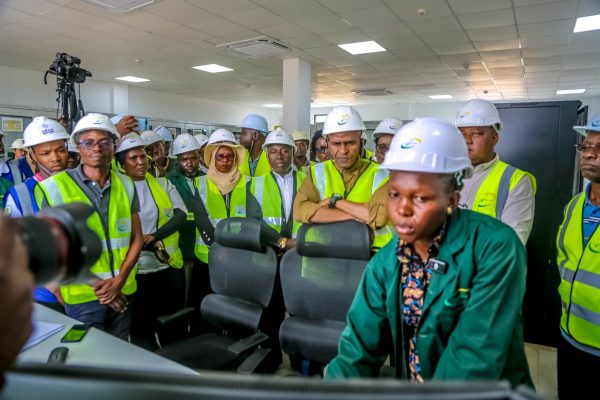 Kishapu Solar Power Plant in Shinyanga Region, Tanzania, featuring solar panels installed for 50MW electricity generation connected to the National Grid.