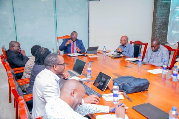 Permanent Secretary Dr. Hassan Abbasi chairing a stakeholder meeting in Dodoma on enhanced strategies to address human-wildlife conflict in Tanzania.