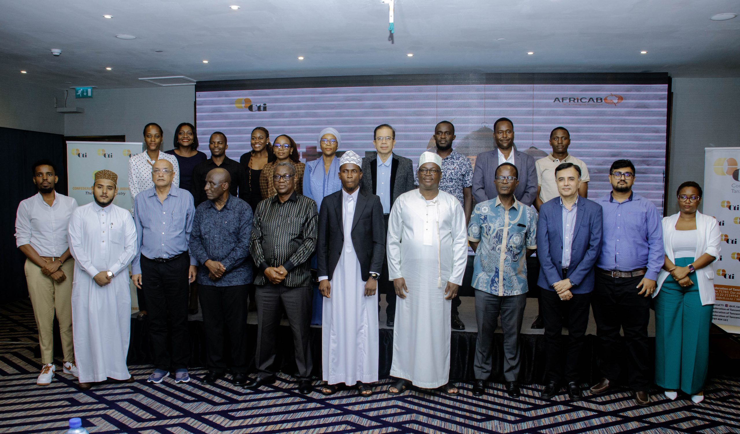 Government officials and industry leaders meeting during CTI Iftar event in Dar es Salaam discussing industrial sector reforms