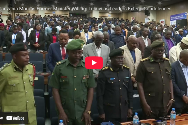 Tanzanian leaders paying tribute to former minister William Lukuvi following announcement of his passing