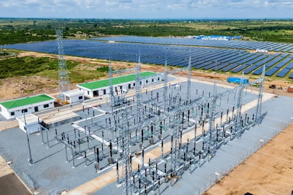 Members of Tanzania’s Parliamentary Committee on Energy and Minerals inspect the 50-megawatt Kishapu solar power project in Shinyanga Region, which is already supplying electricity to the national grid.