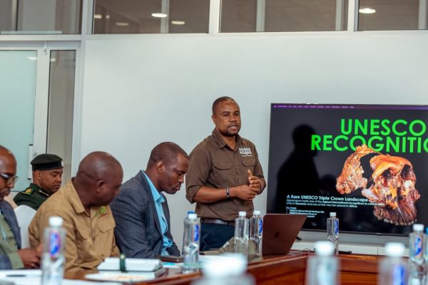 Ngorongoro Conservation Area landscape showcasing wildlife and crater ecosystem during an official tourism delegation visit