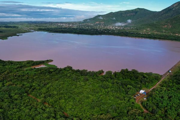 Vice President Emmanuel Nchimbi inspecting Mindu Dam in Morogoro during Water Week 2026 activities