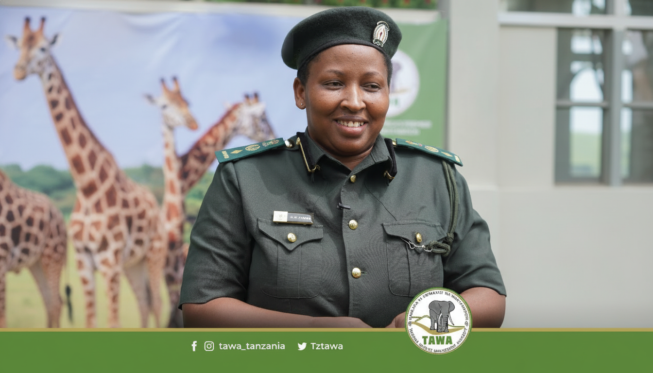 Segoline Tarimo, Assistant Commissioner for Conservation at Tanzania Wildlife Management Authority (TAWA), recognized for her role in promoting wildlife conservation and domestic tourism in Tanzania.