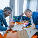 Mshamu Ali Munde meeting with manufacturing sector representatives in Dodoma, discussing private sector investment, industrial growth, and Tanzania’s Vision 2050 development agenda.