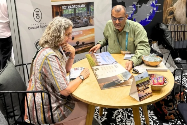 Miracle Collection team showcasing Tanzania’s luxury tourism experiences at WTM Africa, engaging with global travel partners and industry stakeholders.
