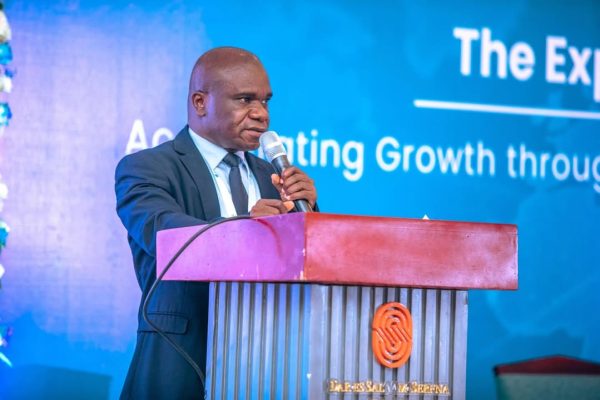 TISEZA officials presenting investor service improvements at RIANA Group’s Experience Edge launch event focused on enhancing Tanzania’s investment environment.