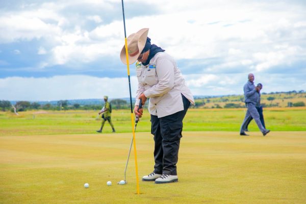 International golf course under construction near Serengeti National Park featuring wildlife-integrated design and panoramic savannah views in Tanzania.