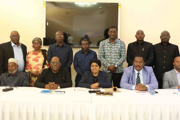 Political party leaders and Government officials meeting in Morogoro to discuss dialogue, national unity, peacebuilding and cooperation between political stakeholders and public institutions.
