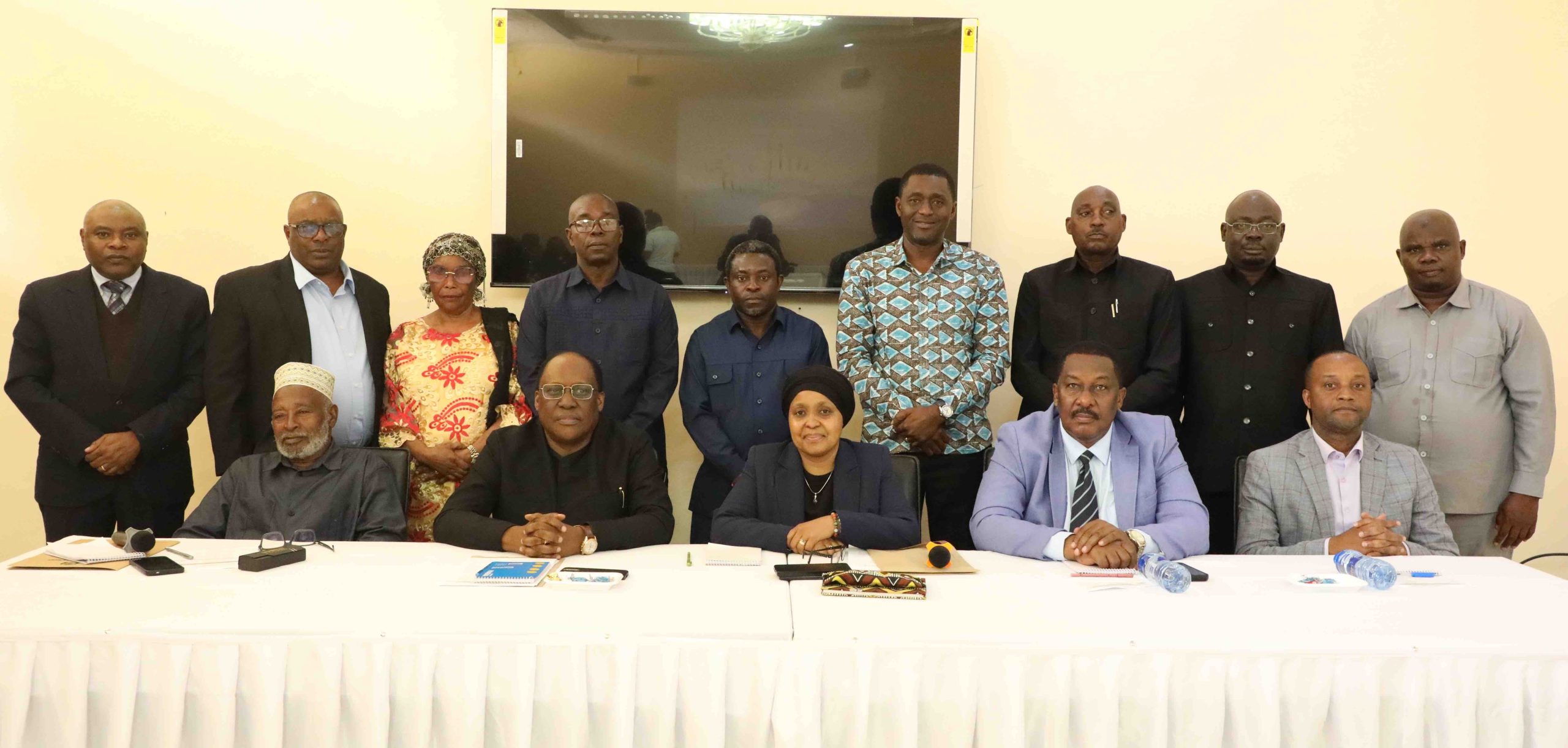 Political party leaders and Government officials meeting in Morogoro to discuss dialogue, national unity, peacebuilding and cooperation between political stakeholders and public institutions.