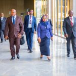 Tanzania’s Minister for Natural Resources and Tourism, Ashatu Kijaji, leading the 14th Bureau Meeting of the Lusaka Agreement in Nairobi alongside regional conservation and anti-poaching officials.