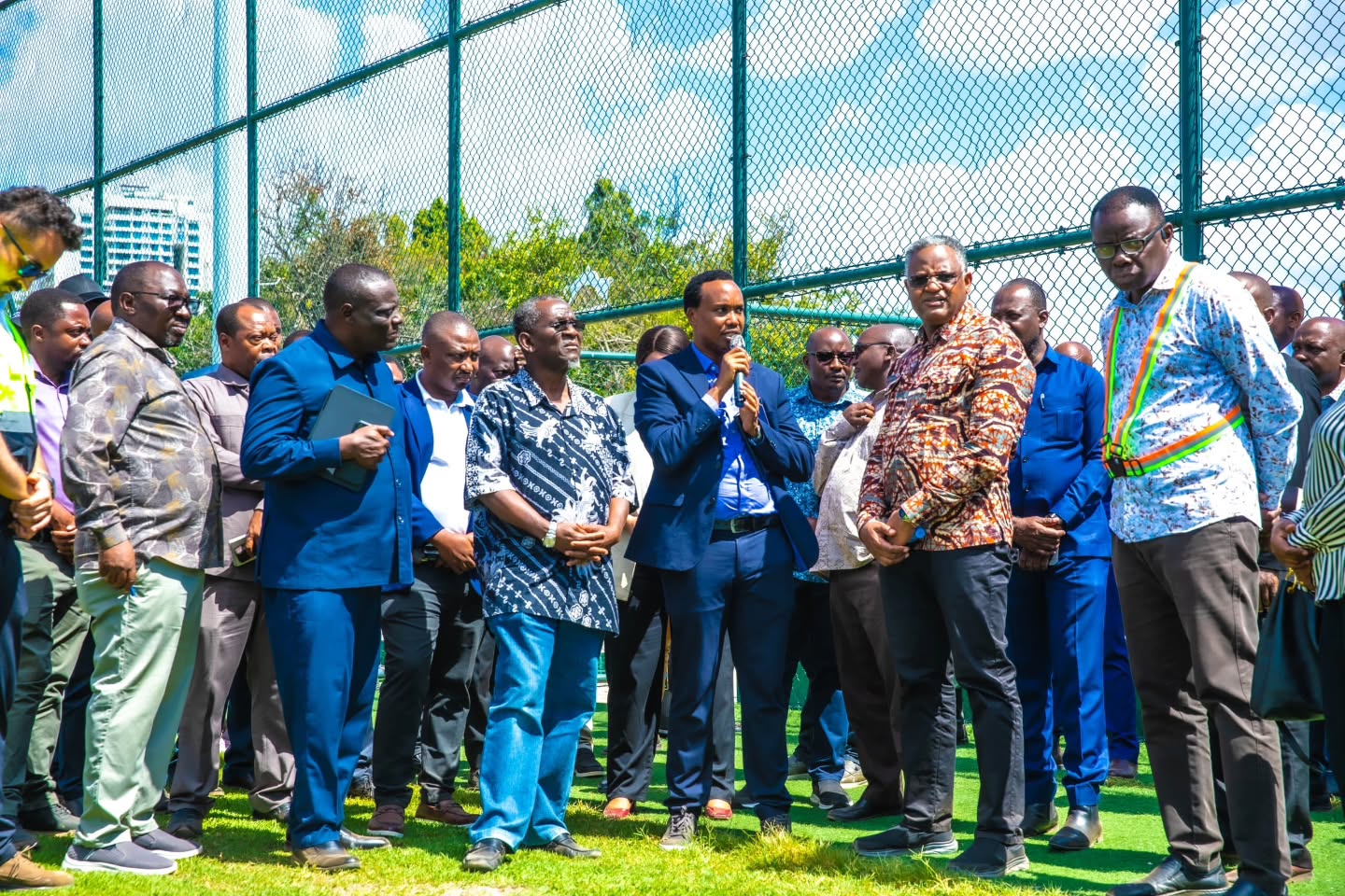 Government officials inspect sports infrastructure and stadium upgrades in Dar es Salaam as Tanzania advances preparations for the 2027 TotalEnergies CAF Africa Cup of Nations (AFCON).
